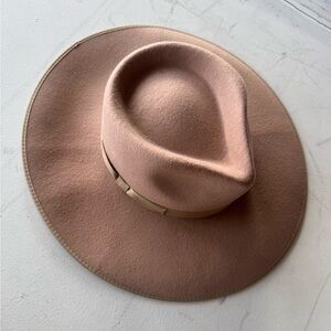 Lack Of Color Tanish/Blush pink Hat